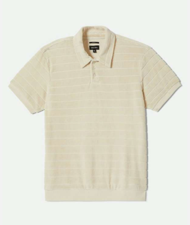 Weekend Terry Cloth Short Sleeve Polo Shirt - Whitecap