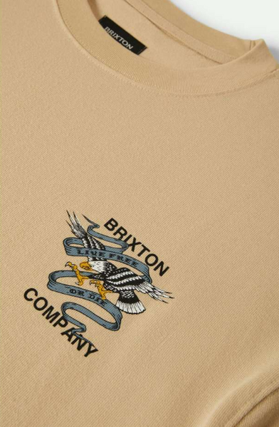 Live Free Heavyweight Relaxed Tee - Classic Cream Wash