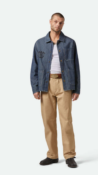 Assembly Reversible Chore Jacket - Indigo/Pine needle/Whitecap