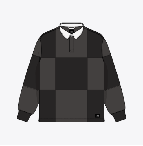 Grant Checkerboard Rugby Knit