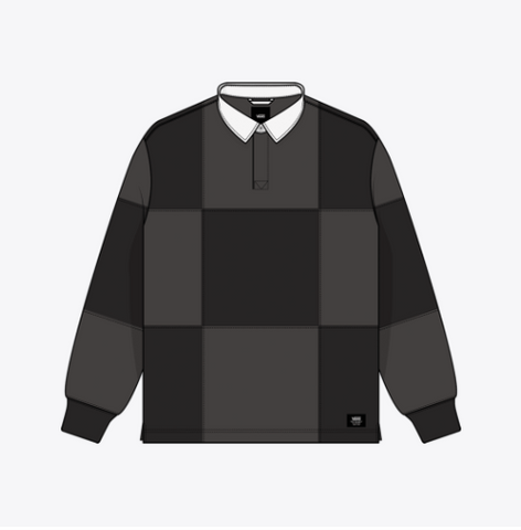 Grant Checkerboard Rugby Knit