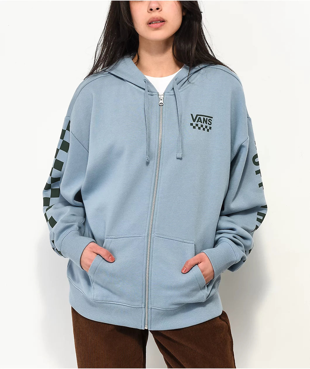 Vans top zip hoodie
