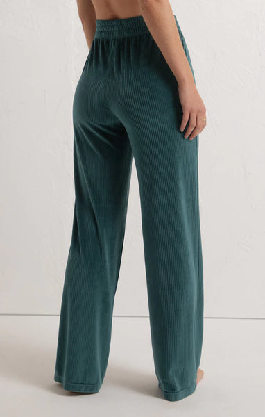 Z Supply Flare Up Velour Pant