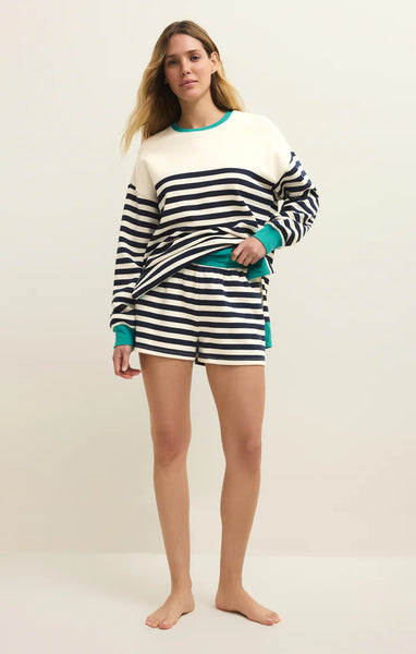Layer Up Stripe Sweatshirt