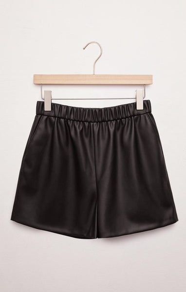 Z Supply Tia Faux Leather Shorts