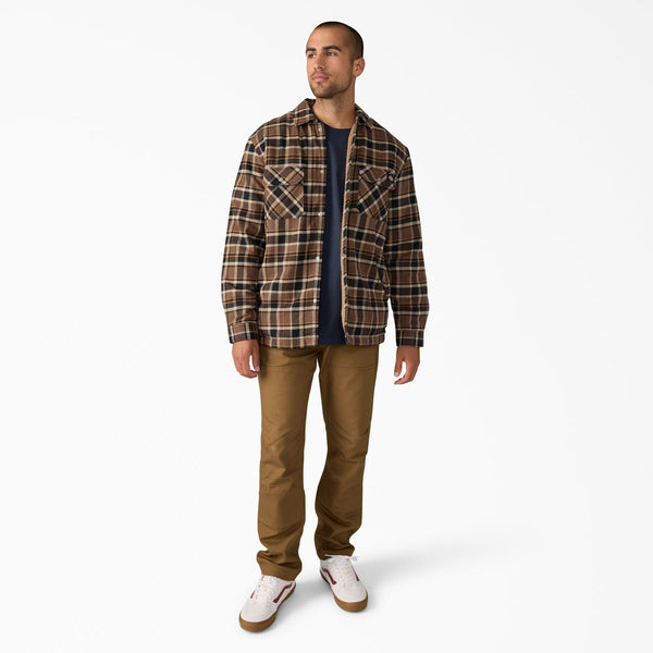 Sherpa Lined Flannel Shirt Jacket