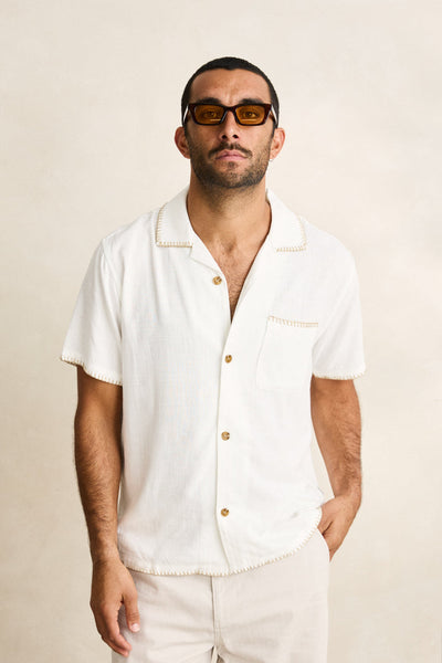 Linen Whip Stitch Shirt