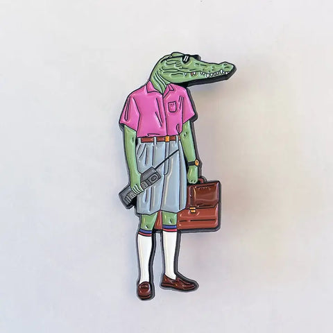 Gator Man Pin