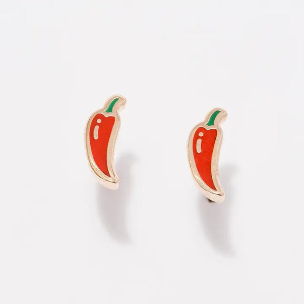 Chili Pepper Studs