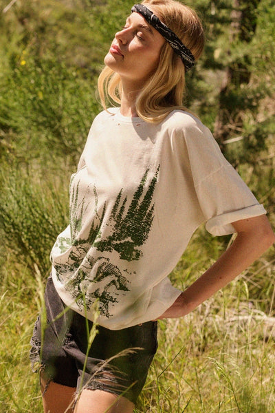 Horses Through Woods Tee