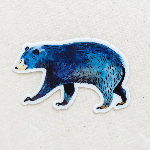 Blue Bear Sticker