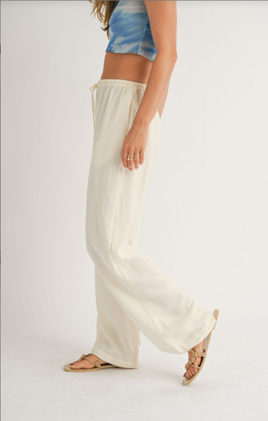 Grazie Tied Waist Wide Leg Pant