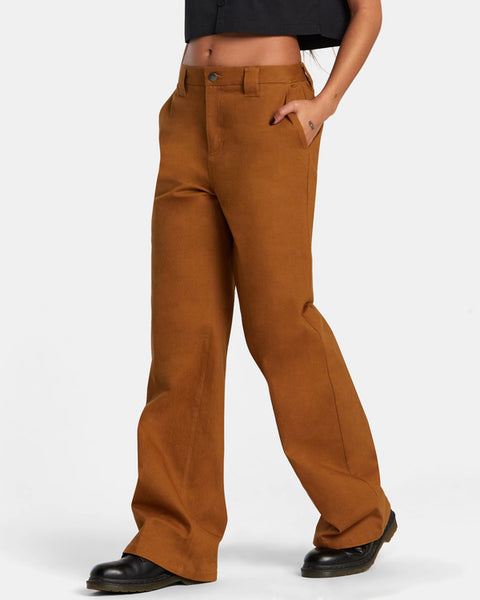 RVCA Coco Trouser - Workwear Brown