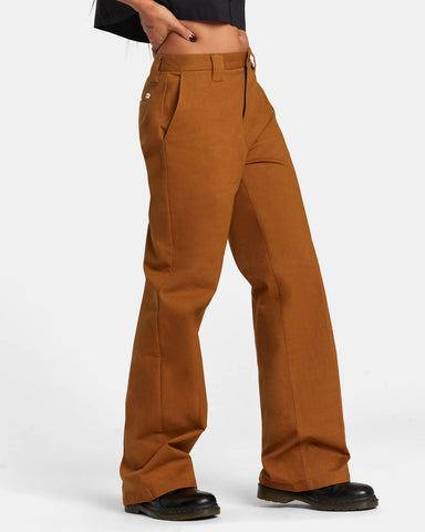 RVCA Coco Trouser - Workwear Brown