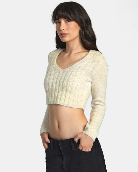 RVCA Destiny Sweater - Latte