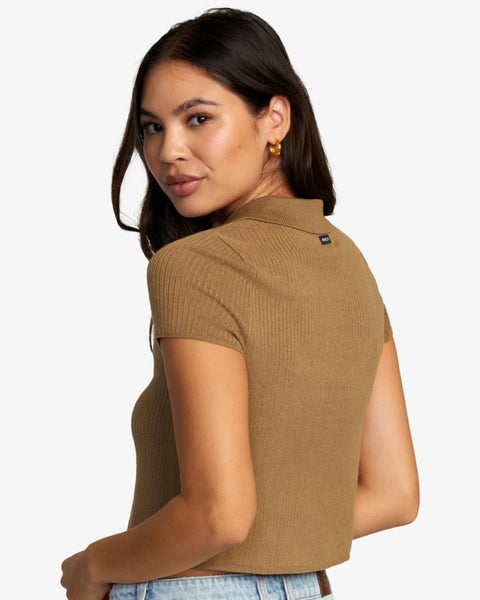 Past Due Sweater Top - Ermine