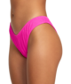 RVCA Grooves Texture V French Bikini Bottoms - Fluro Pink