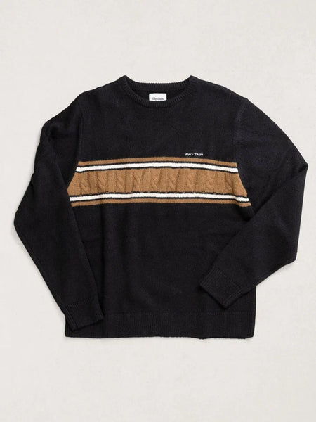 Mohair Stripe Knit Sweater