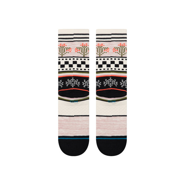 Winter Bloom Crew Socks