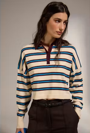 Elbrus Striped Polo Sweater