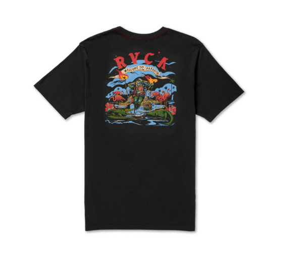 Welcome To Rvca Short Sleeve T-Shirt