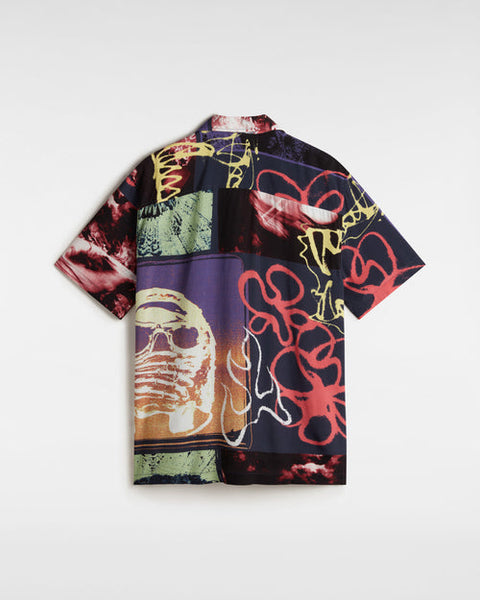 Prospect Collage Short Sleeve Woven Shirt - Parisian Night