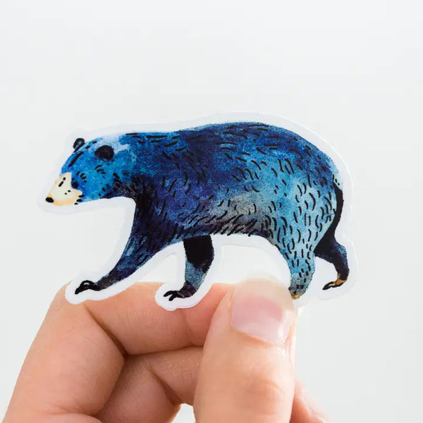 Blue Bear Sticker