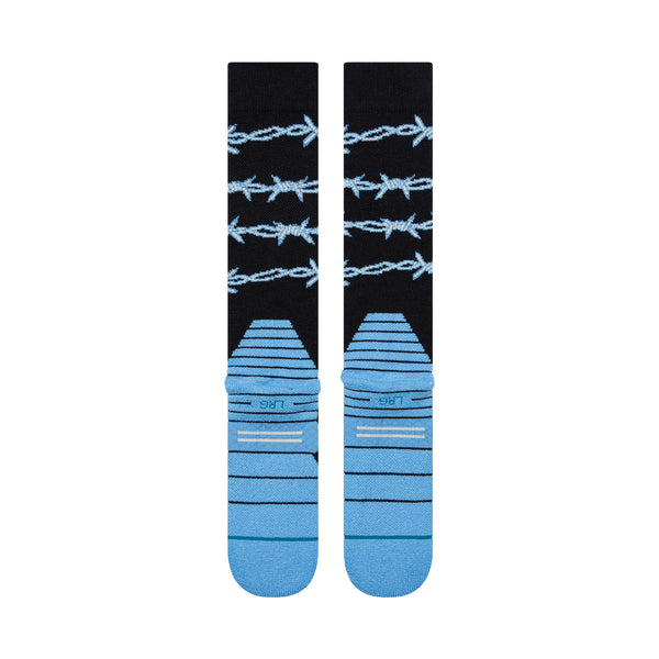Barbed Wire Mid Poly Snow Socks