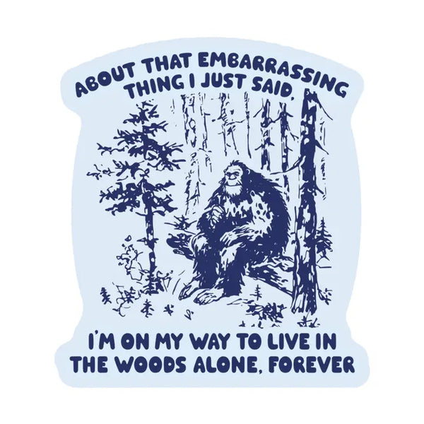 Embarrassed Bigfoot
