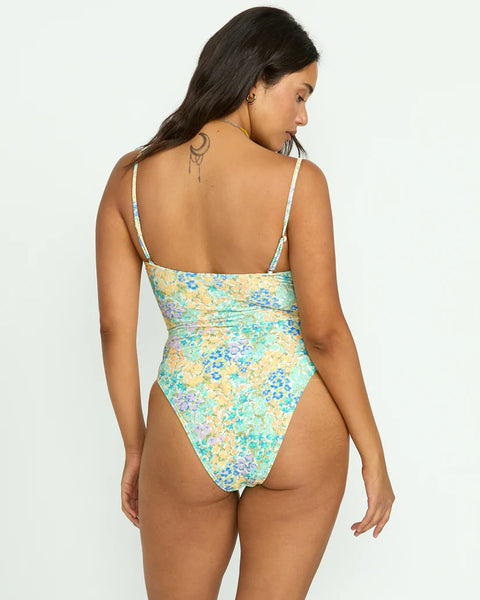 Morning Swell Morgan 1 Piece Swimsuit - Mulch