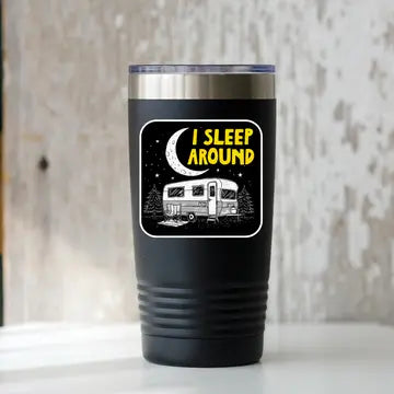 I Sleep Around Sticker