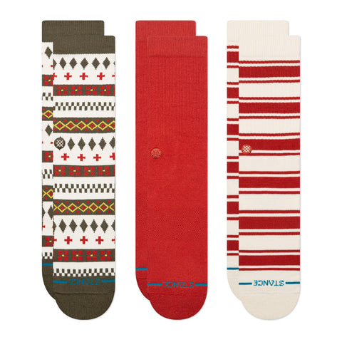 Cabin Days Crew 3 Pack Socks