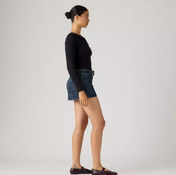 Belted Mini Skirt
