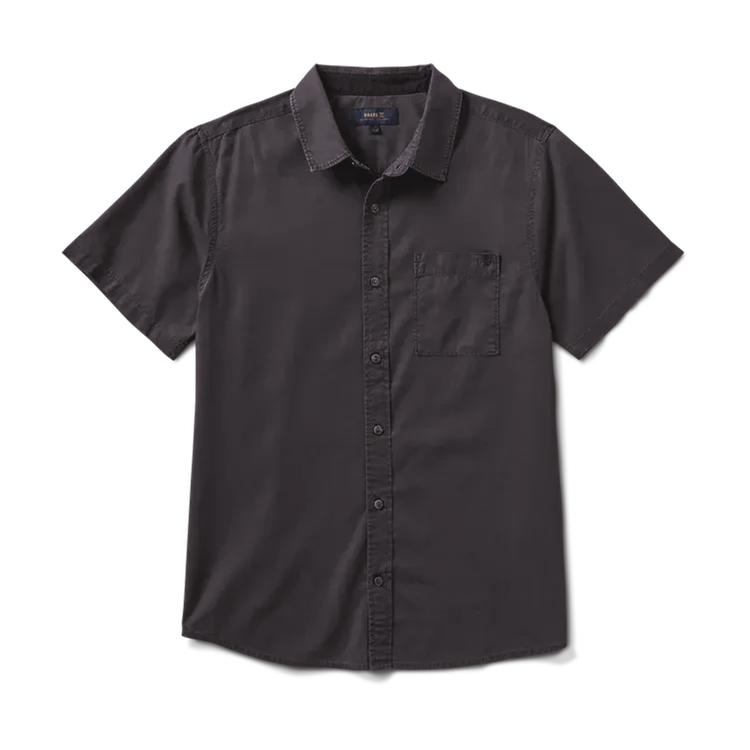 Made To Fade Short Sleeve Woven - Washed Charcoal