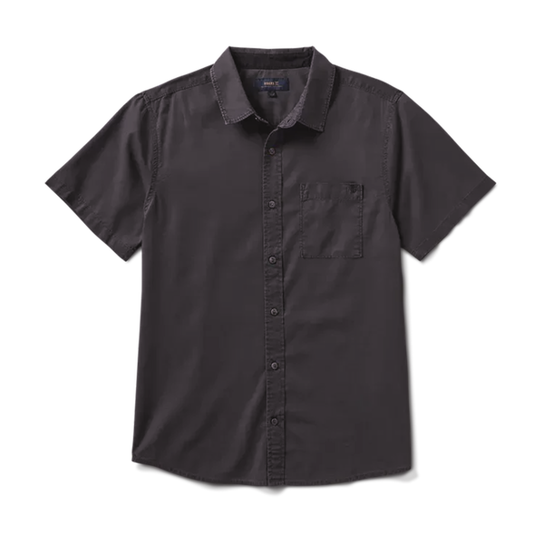 Made To Fade Short Sleeve Woven - Washed Charcoal