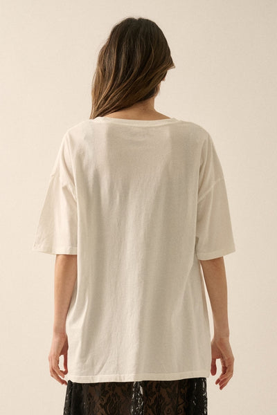 Three Fishes Oversized  Tee