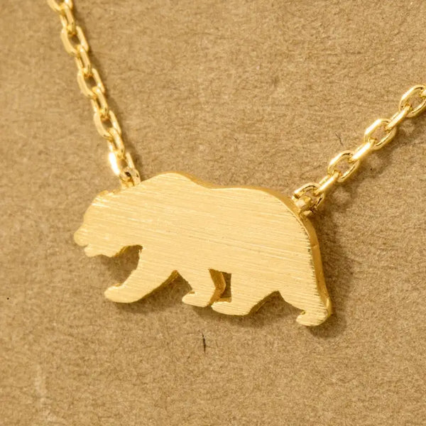Bear Pendant Necklace