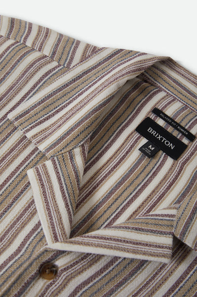 Bunker Twisted Stripe Short Sleeve Woven Shirt