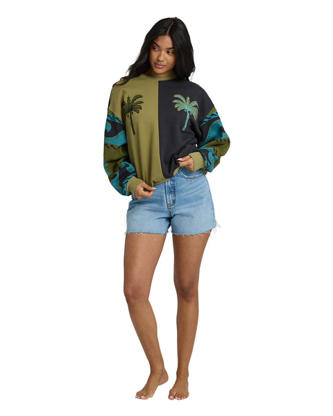 Split Palm Kendal Crew Sweatshirt
