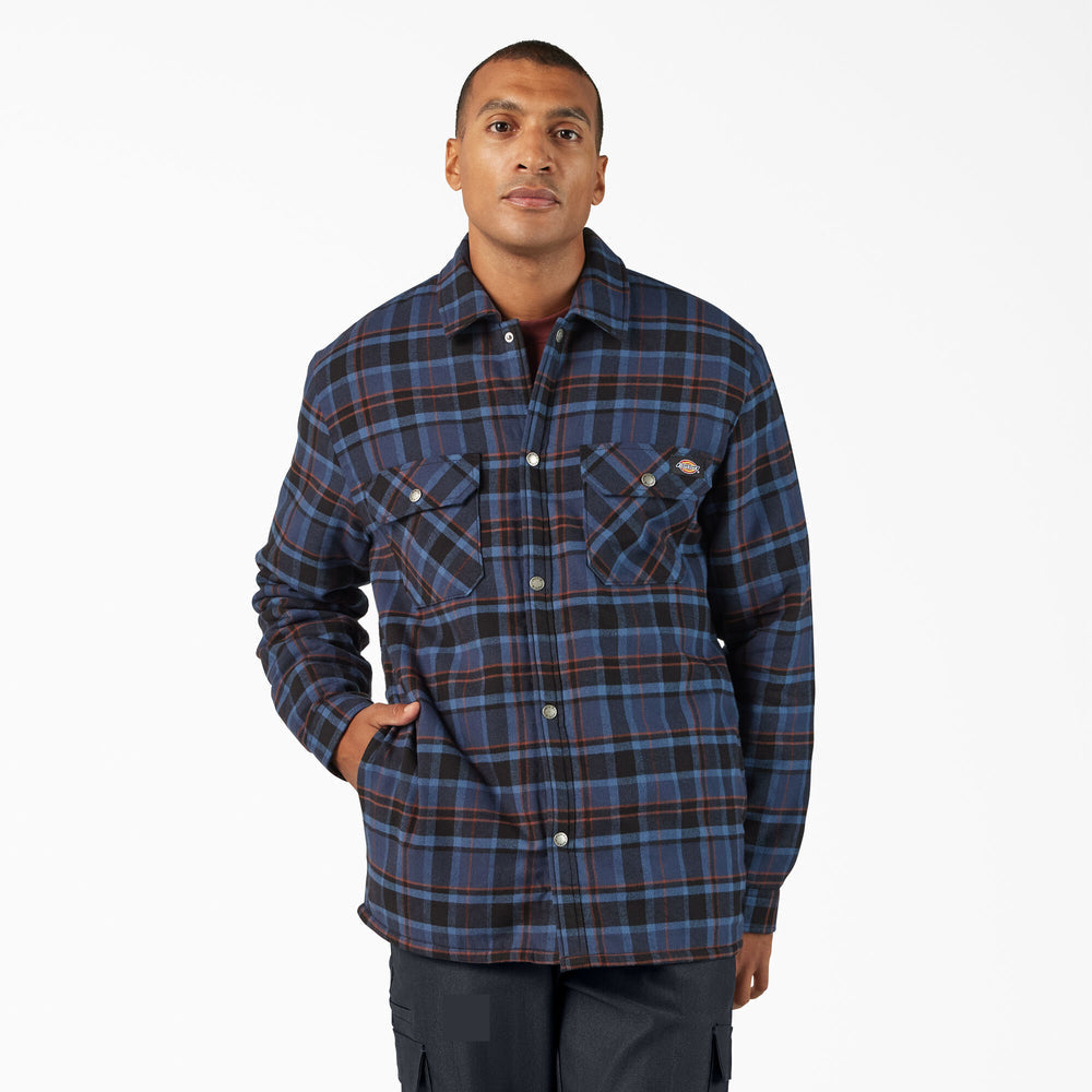 Sherpa Lined Flannel Shirt Jacket