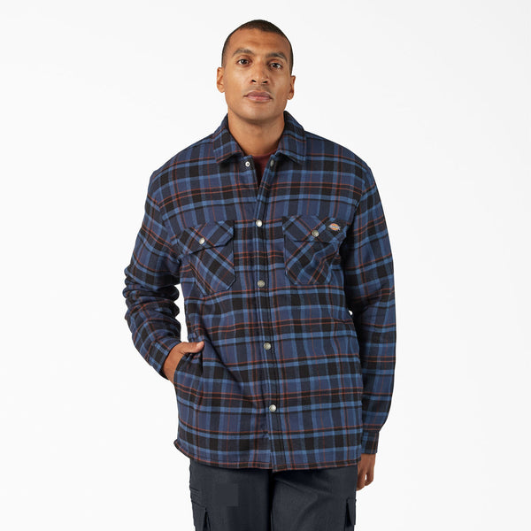 Sherpa Lined Flannel Shirt Jacket