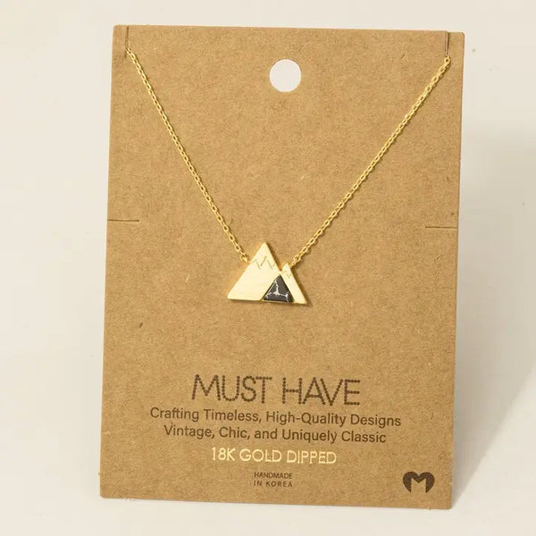 Stone Mountain Pendant Necklace