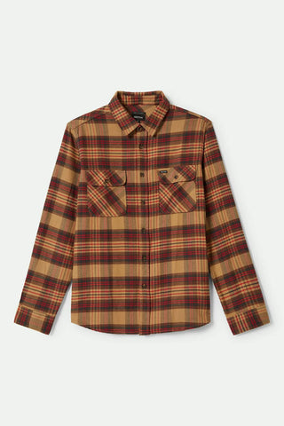 Bowery Flannel - Curry/Washed Black/Crimson