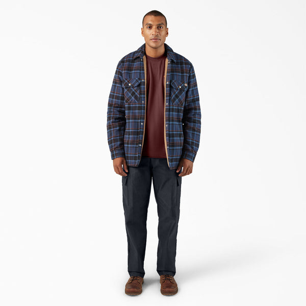 Sherpa Lined Flannel Shirt Jacket