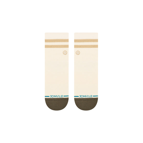 Marled Stripe Quarter Socks