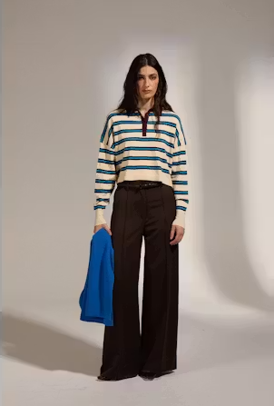 Elbrus Striped Polo Sweater