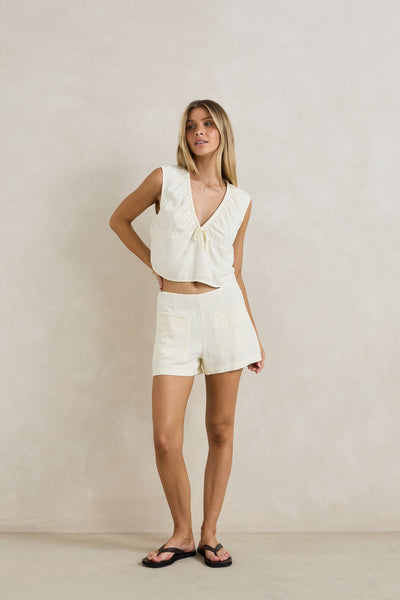 Del Rio Gathered Top