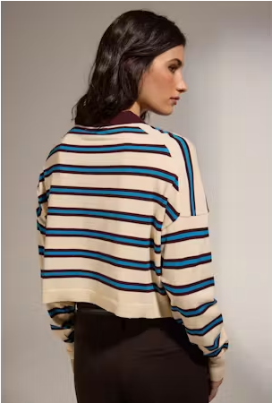 Elbrus Striped Polo Sweater