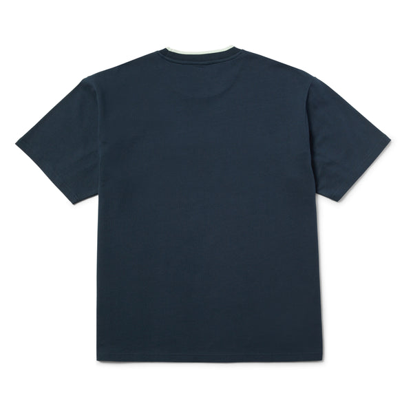 Interstate Short Sleeve Knit Boxy Top - Defender Blue