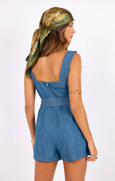 Palo Verde Denim Romper